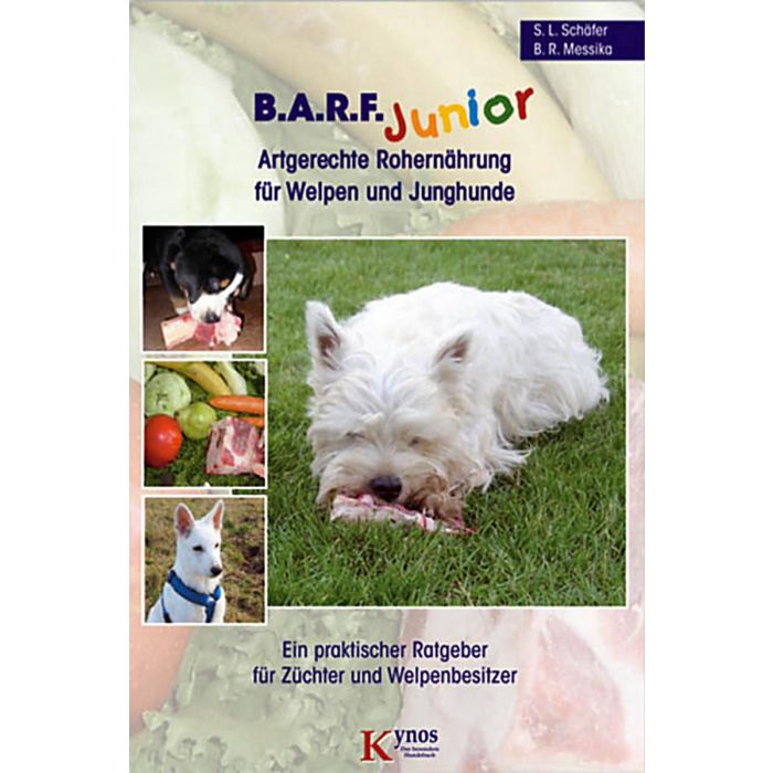 Buch B.A.R.F. Junior Artgerechte Rohernährung für welpen und Junghunde