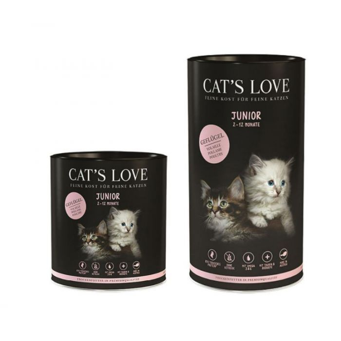 DE Cat‘s Love Junior Volaille | Nourriture humide pour les chats