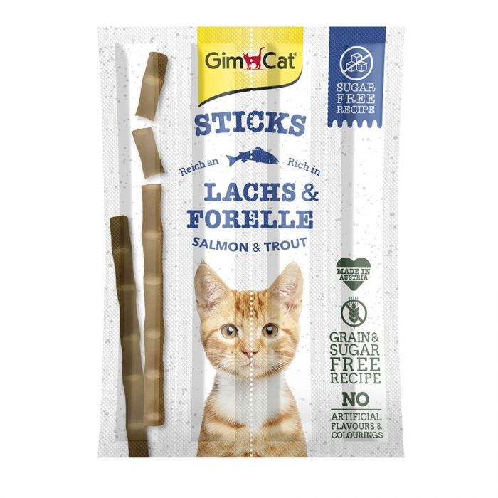 DE GimCat Sticks Lachs + Forelle