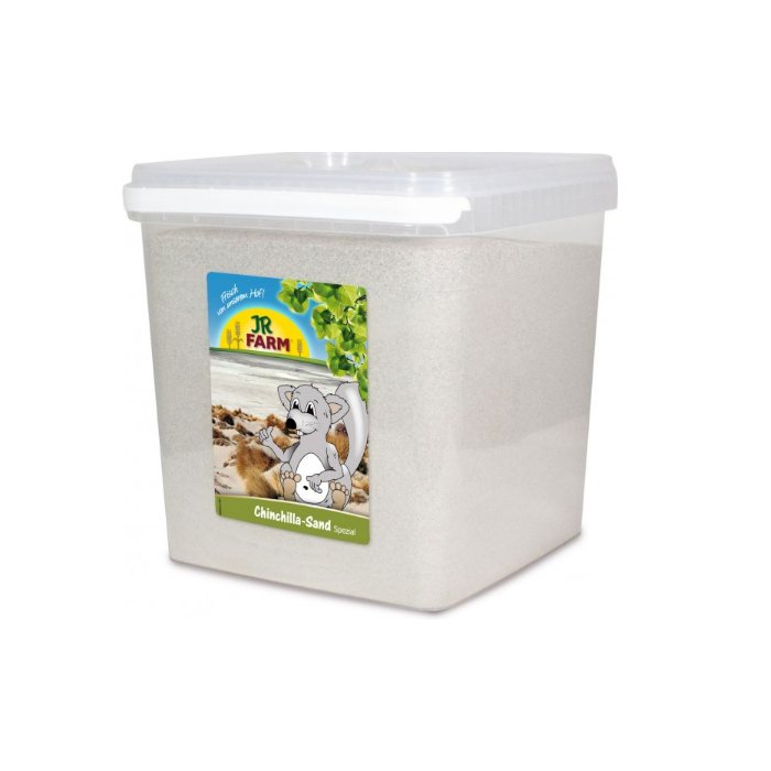 JR Farm Sable de bain pour chinchillas en seau - 4kg