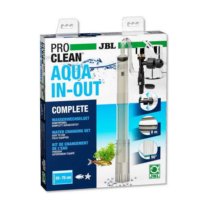 KM JBL Pro Clean Aqua In-Out Complete 12/16mm- Kit de changement d'eau 8 mètres