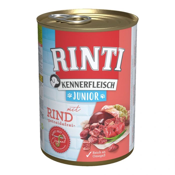 DE Rinti Kennerfleisch Junior 12x400g | Diverses variétés