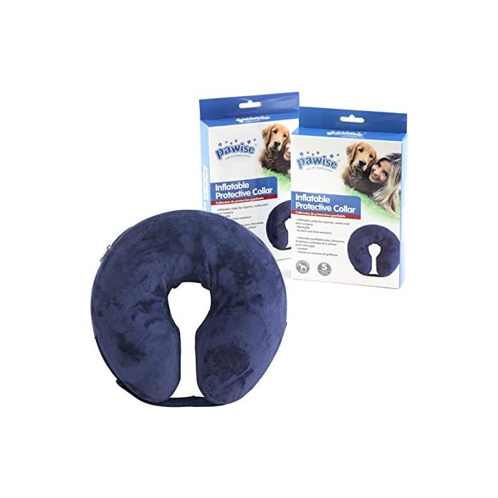 Pawise Collier de protection, gonflable - taille S-L | pour chiens