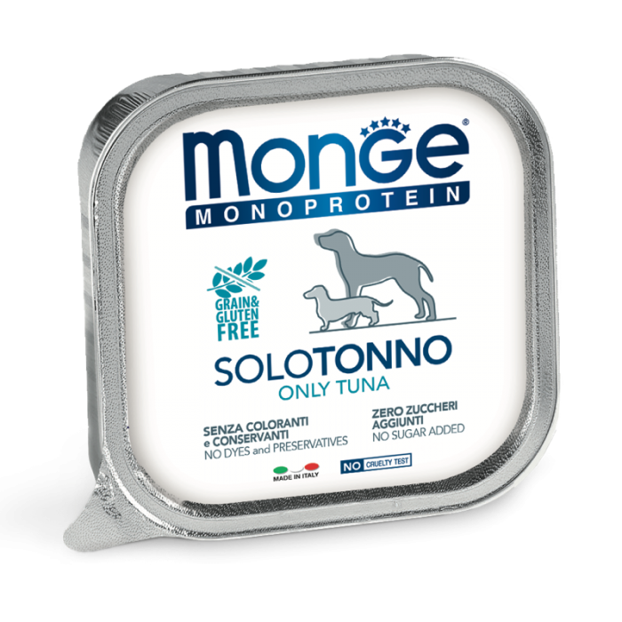 DE Monge Speciality Line monoprotéine Paté - Thon, 24 x 150g | Nourriture pour chiens
