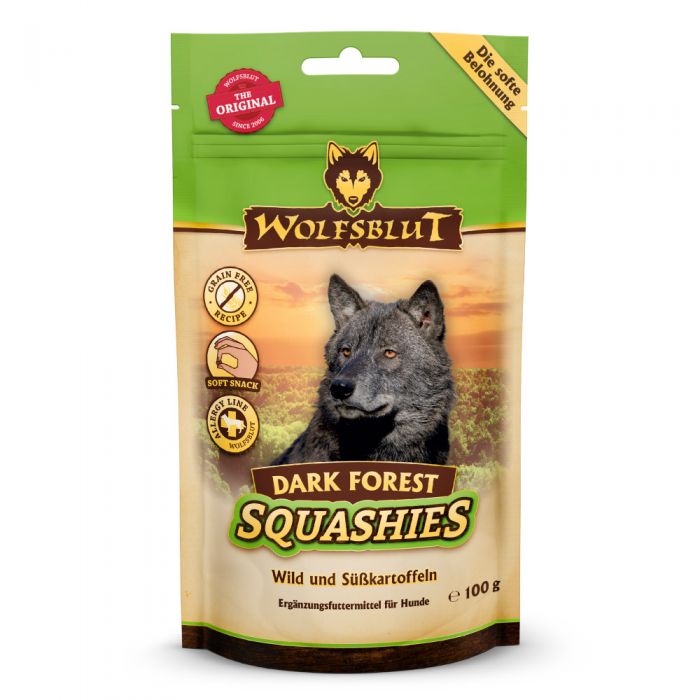 PV WOLFSBLUT Dark Forest Squashies - 8x100g | pour chiens