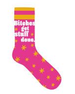 Socken "I love Pugs", pink