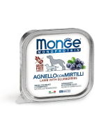 DE Monge Dog Adult monoprotéine Superpremium - Agneau & Myrtilles, 24 x 150g