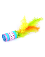 swisspet Jouet pour chat Cat-Rolli avec plumes, multicolore