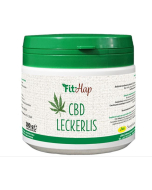 cdvet Fit-Hap CBD Leckerlis, 300g | Ergänzungsfuttermittel für Hunde, Katzen und Pferde