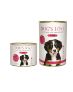 DE Dog‘s Love Junior boeuf, carotte & sauge | Nourriture humide 