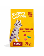 Edgard & Cooper Feline ADULT Dinde + Poulet - 2kg - petcenter.ch