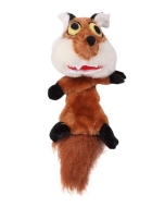 Pawise "Big Eyes" Renard en peluche pour chiens, 29cm