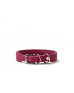 Maul Collier en cuir MONO POP framboise