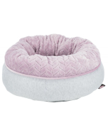 CZ Trixie Junior lit, rond, ø40 cm - gris clair/mauve | pour chiots