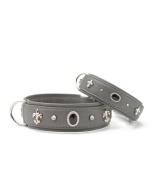 Maul Collier en cuir 007 gris