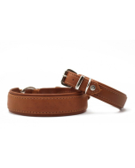 Maul Collier en cuir Classic Doux cognac