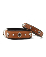 Maul Collier en cuir Scotland brun