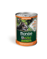DE Monge BWild Grain Free Puppy & Junior - Canard, 24 x 400g | Nourriture humide