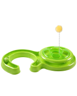 Pawise "Multi Fun Track" 2 en 1, vert | Cat Activity