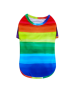 Croci Shirt pour chiens PRIDE, couleurs d'arc-en-ciel