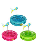 Pawise "Roundabout" avec balle et oiseau 26cm | Cat Activity