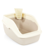 swisspet Katzentoilette Edge mit Schaufel, beige