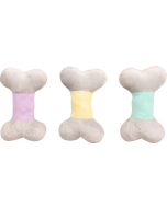 Pawise "Pupply Life" Os en peluche pour chiens, assorti, 15cm